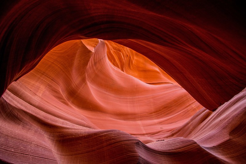 rock orange arizona and geology 4k