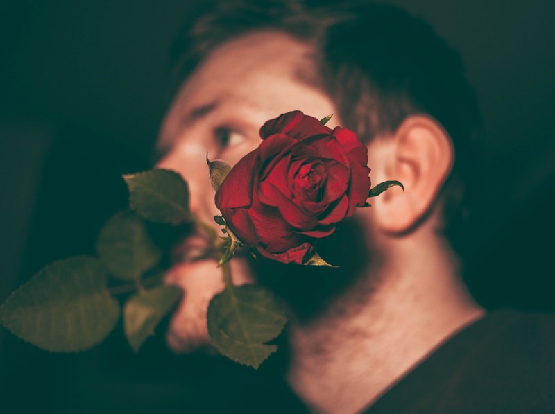 rose valentine romance and guy 4k