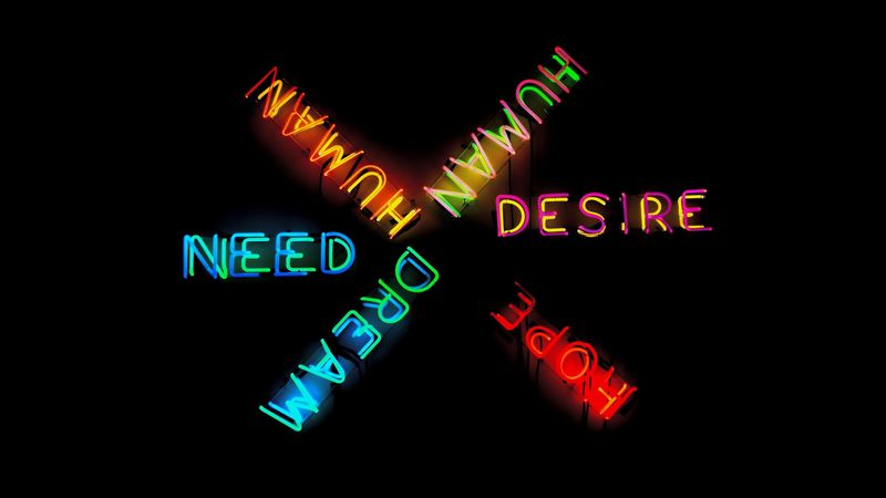 inscriptions, letters, neon, colorful, 4k