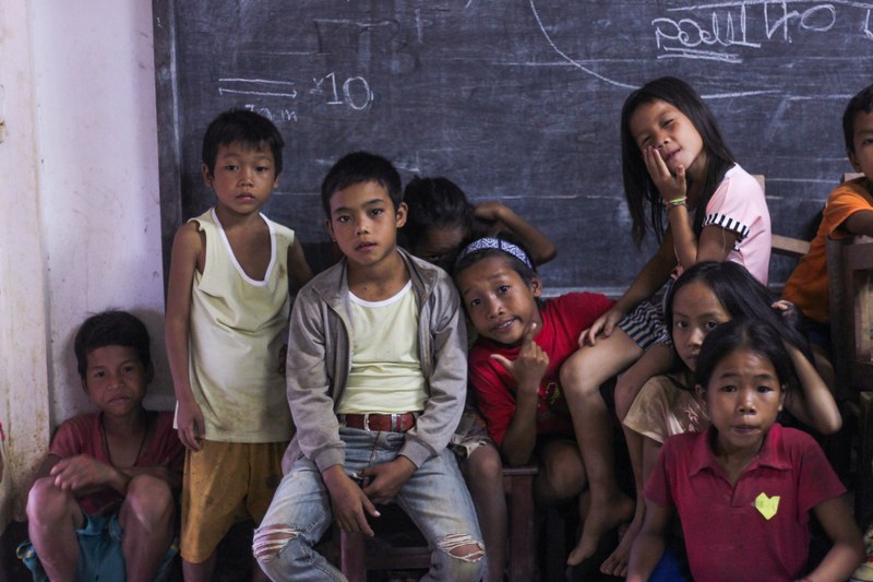 classroom asium lao and child 4k