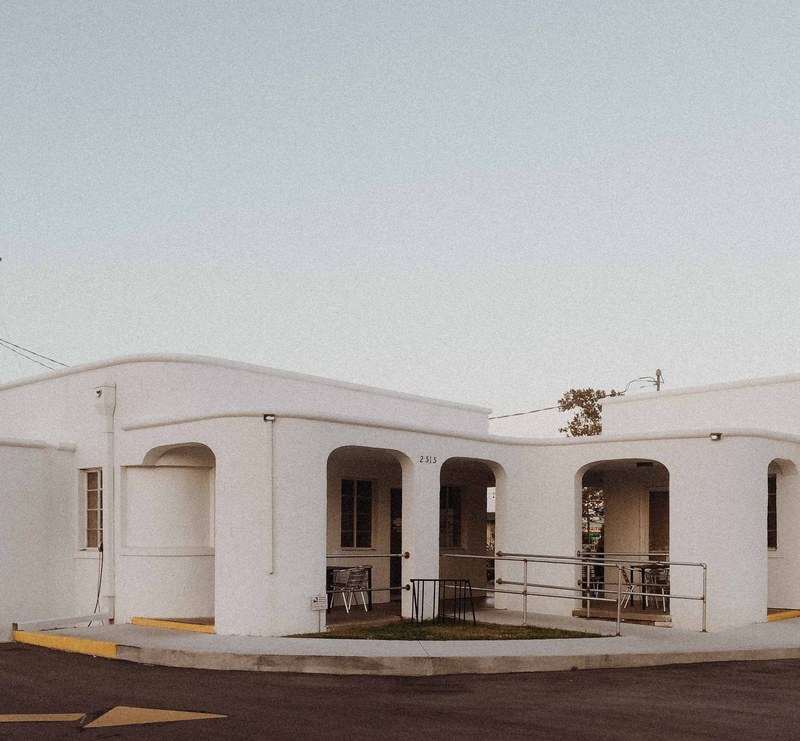coffee minimal building and simple 4k