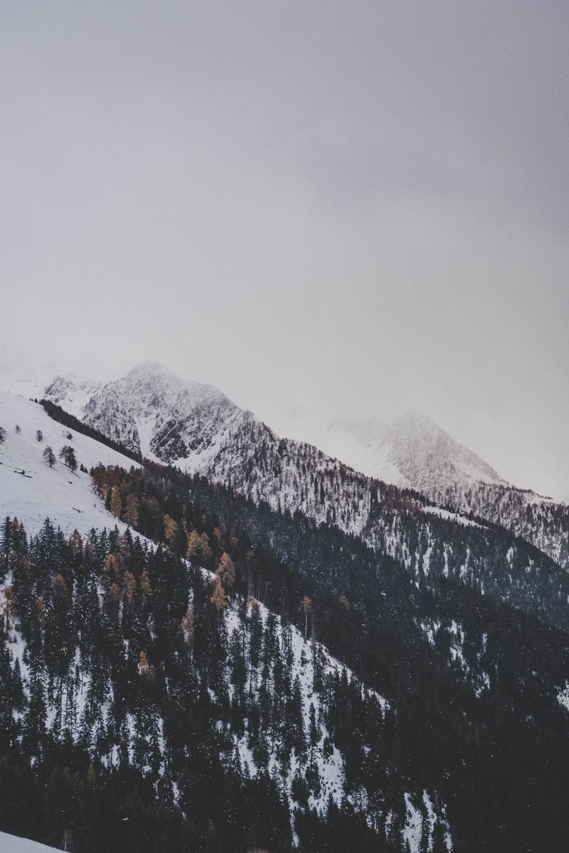 mountain snow cloud and mist hd, 4k