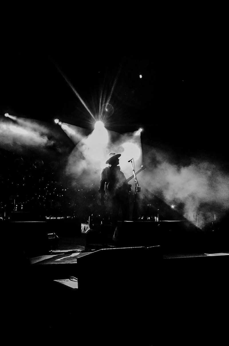 night dark stage and band hd, 4k