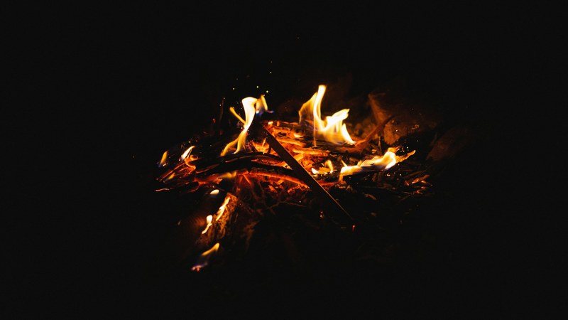 fire burning flame and blaze 4k