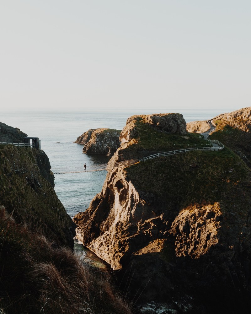 rope bridge 4k