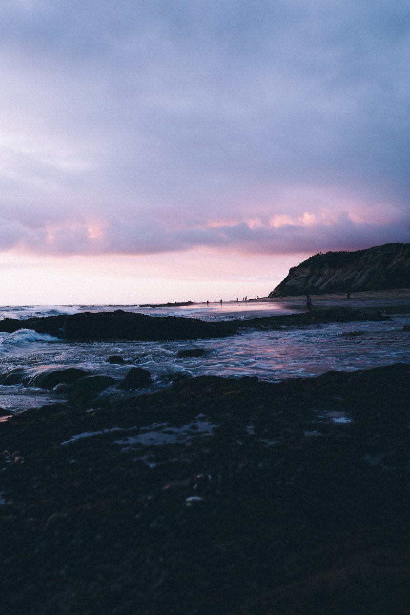 ocean rock blue hour and californium hd, 4k