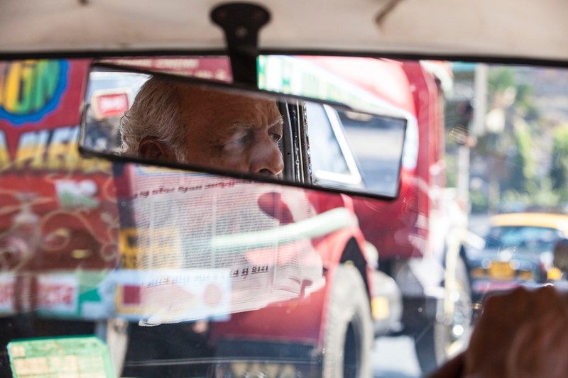 taxi driver lost in his thoughts 4k