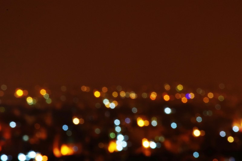 night photography just blur it 4k