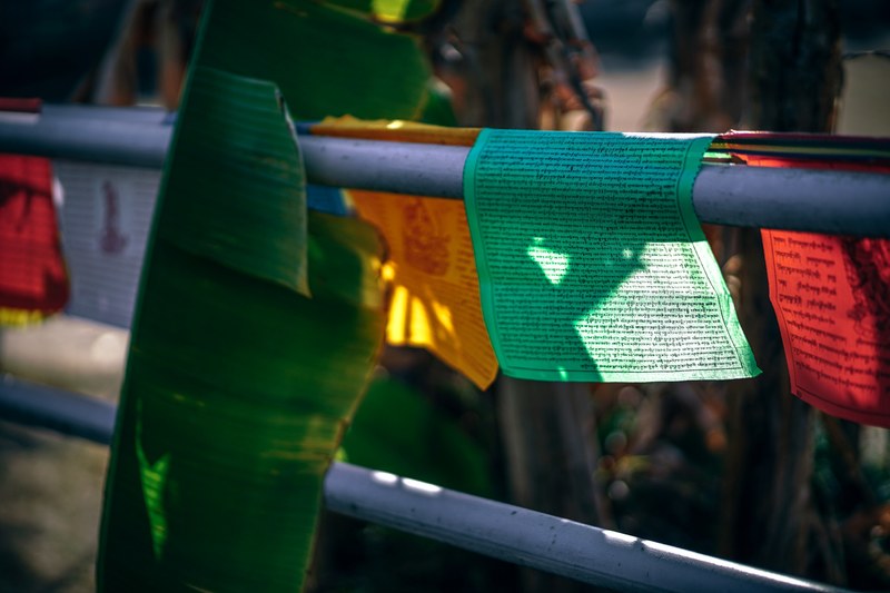 prayer flags 4k