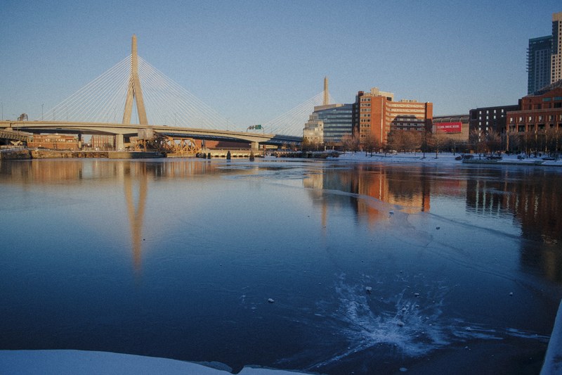 leonard p_ zakim bunker hill memorial bridge 4k