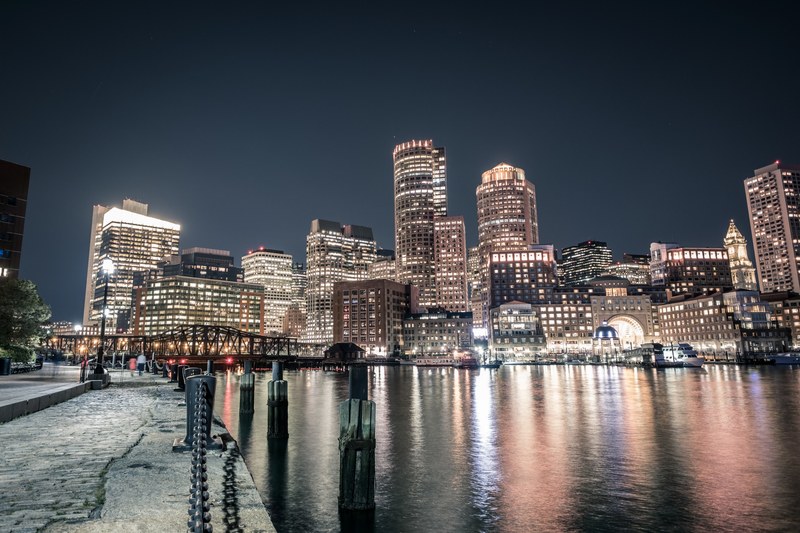 city building urban and harbour 4k