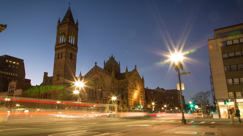 city landscape christian and church 4k
