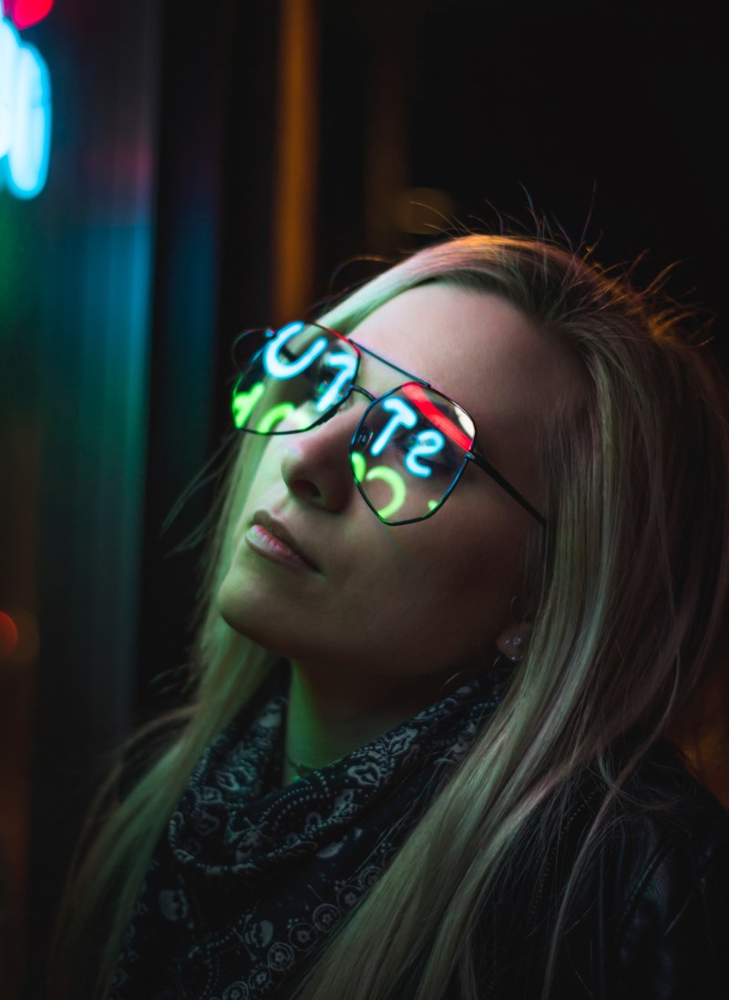 woman female portrait and glasses hd, 4k