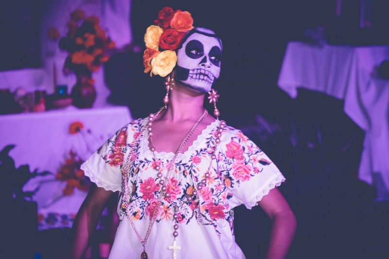 catrina mexico and folklore 4k