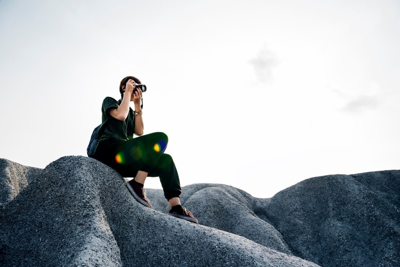 woman wellness vacation and trip 4k