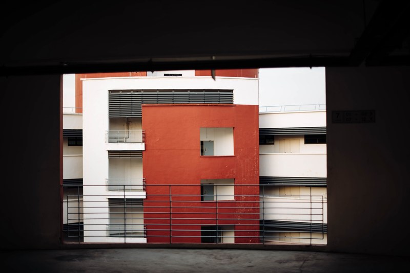 building window architecture and facade 4k