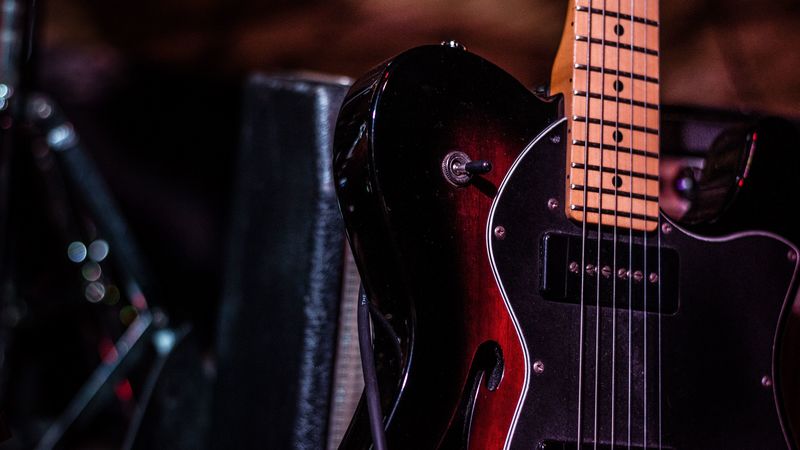 guitar, bass guitar, musical instrument, 4k