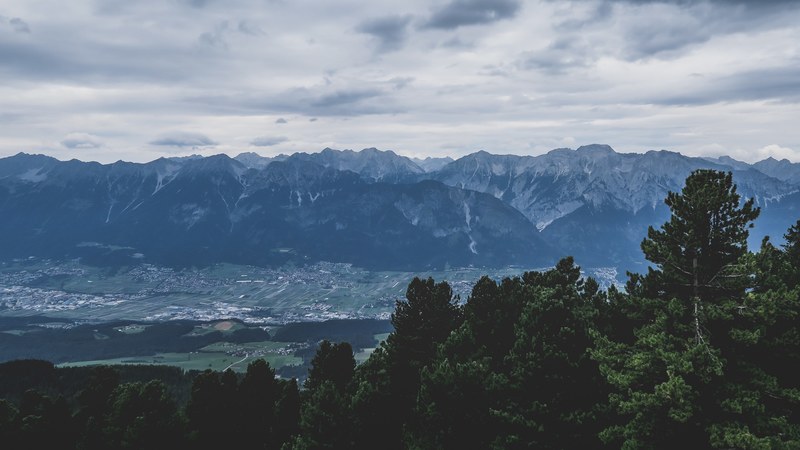 hill alp outdoor and tree 4k