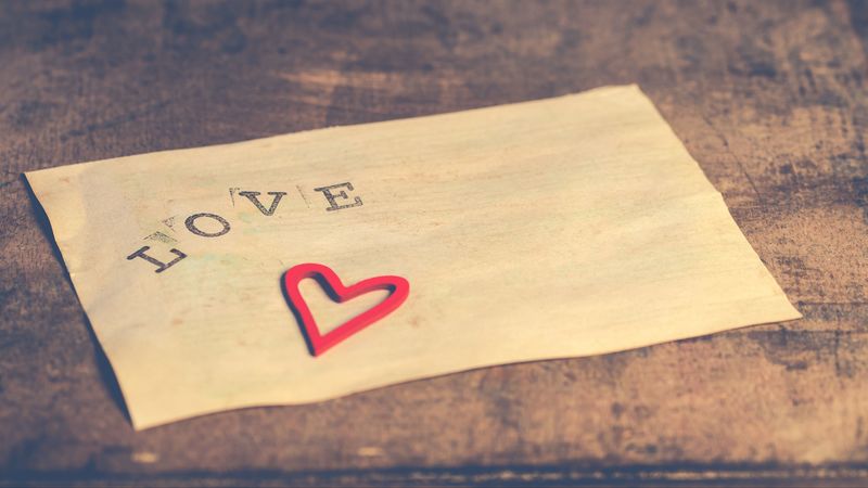 love, inscription, heart, 4k