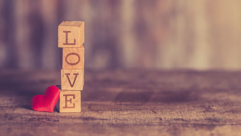cubes, love, heart, 4k