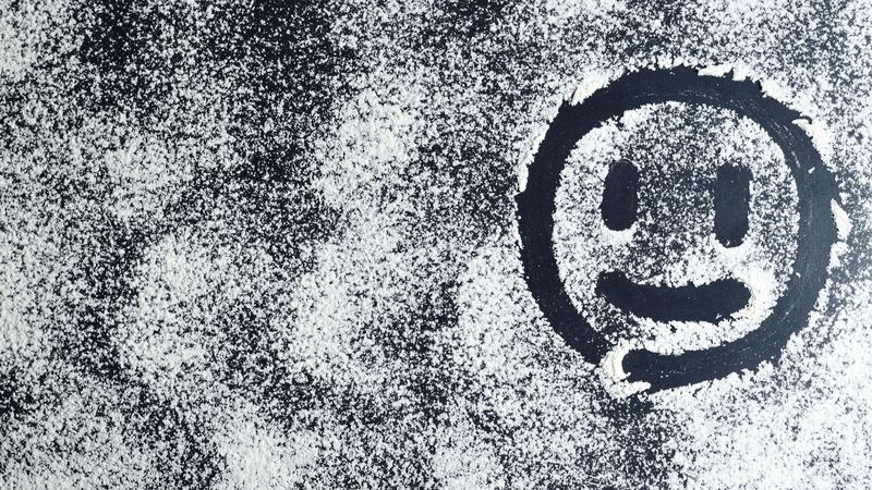smiley, smile, powder, 4k