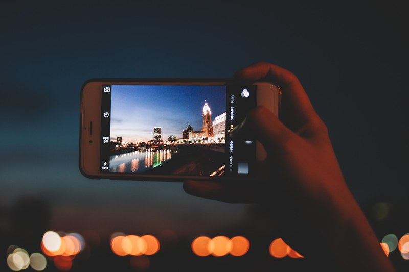 city digital screen and artistic 4k