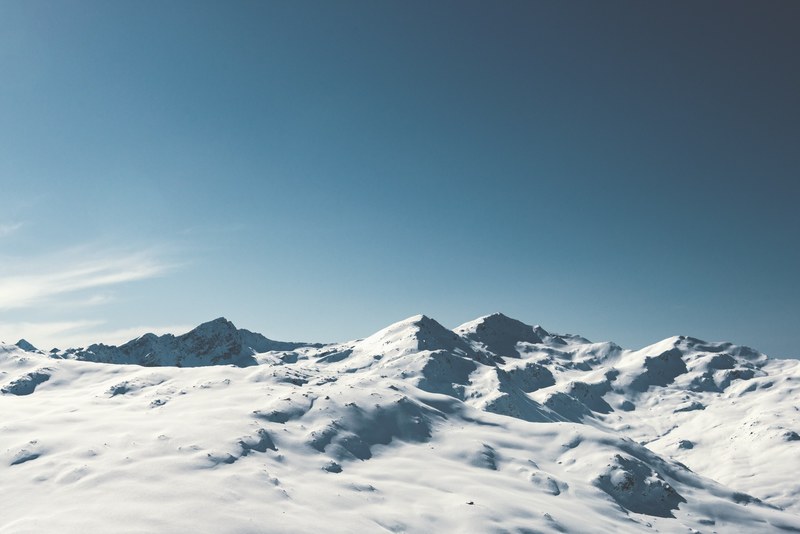sky snow alp and mountain range 4k