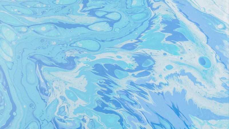 stains, blue, faded, abstraction, 4k