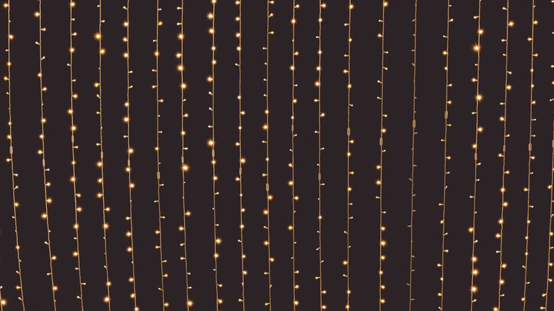 garlands, light, electricity, 4k