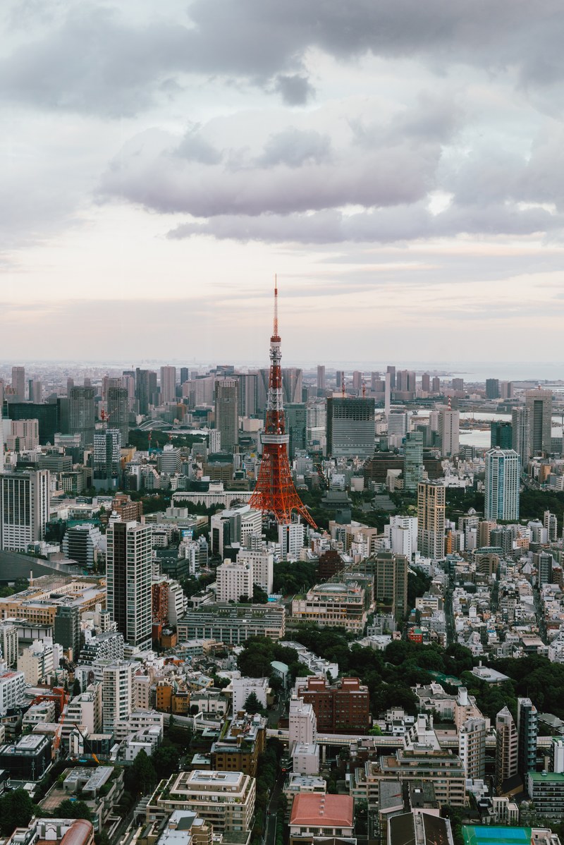city cityscape cloud and tower hd, 4k