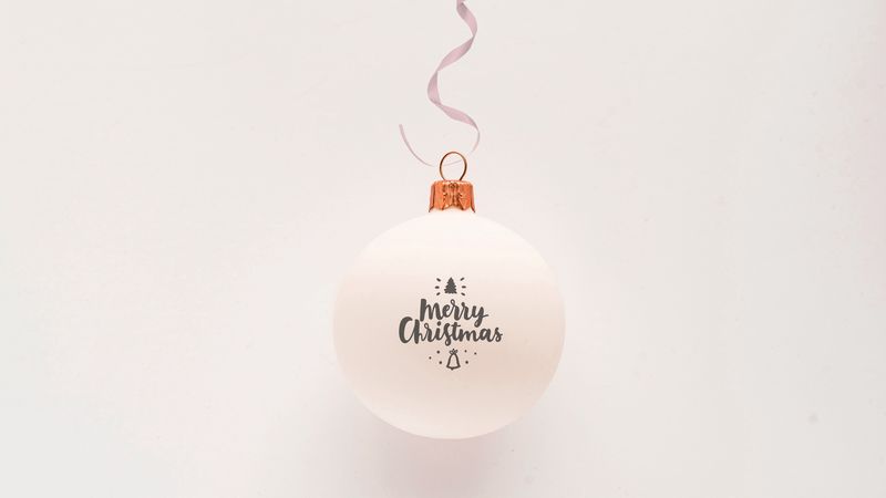 christmas, ball, ornament, christmas ornament, 4k