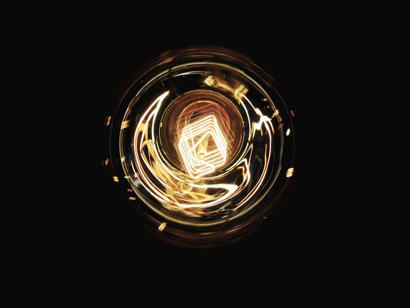 lightbulb bulb electricity and glow 4k