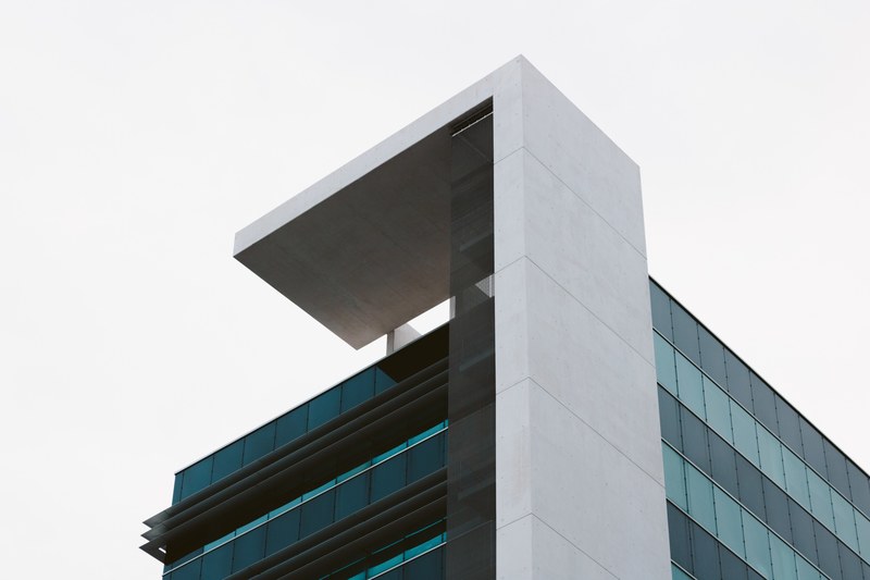 building window architecture and modern 4k