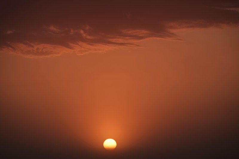 orange sky sky shadow and dusk 4k