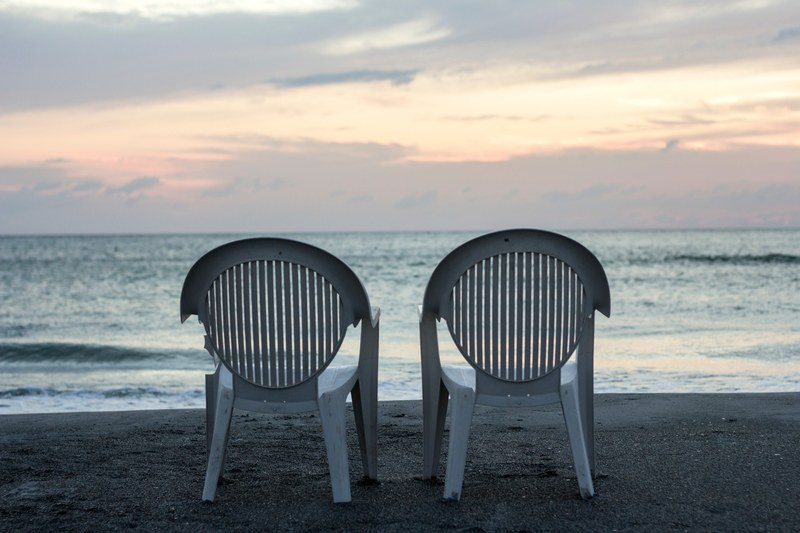 conceptual contemplate sand and peace 4k