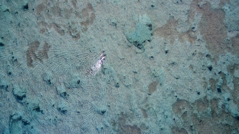 water ocean drone view and aerial view 4k
