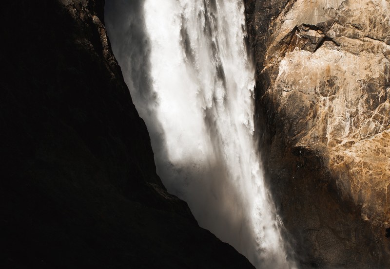 river national park yellowstone and nature 4k