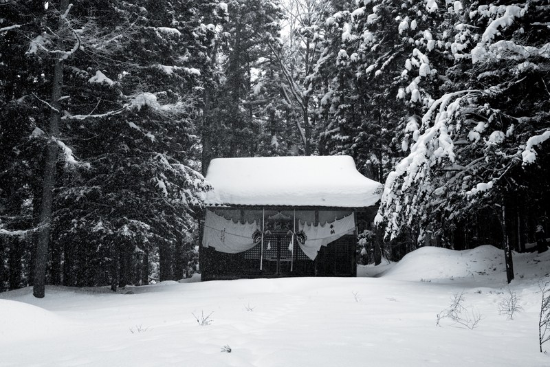 nagano snow shrine and japan 4k