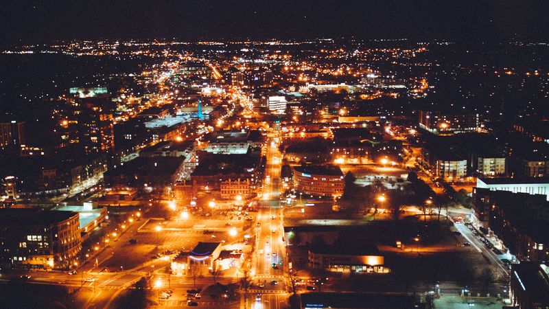 charlotte, united states, night city, 4k