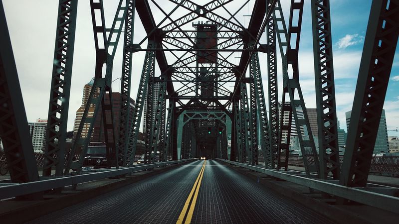 bridge, construction, road, 4k