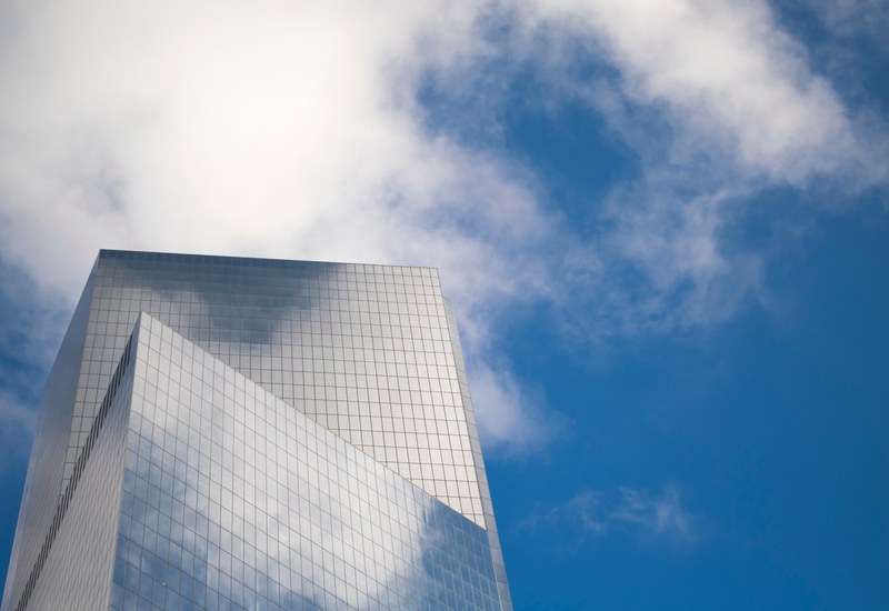 building architecture cloud and sky 4k