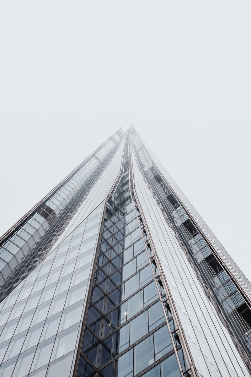 skyscraper building glass and modern hd, 4k