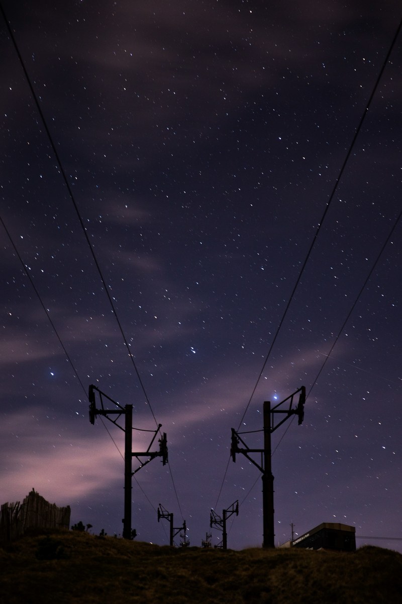 night dark stars and milky way hd, 4k