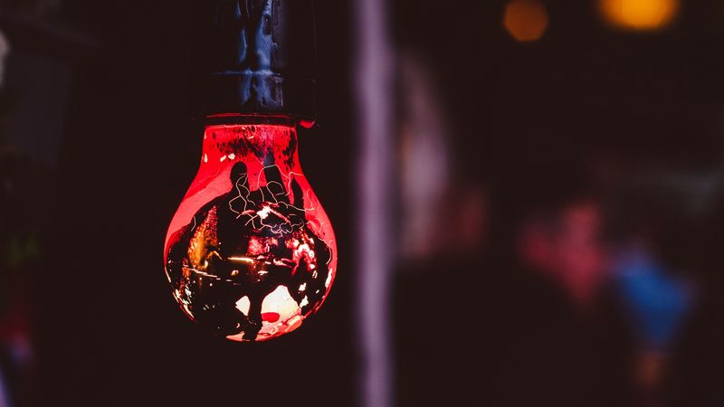 lamp, paint, stains, lighting, 4k