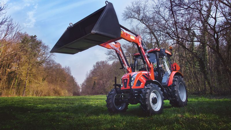 tractor, ursus, farm, machine, 4k