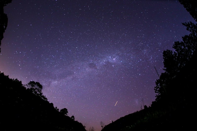 star night galaxy and milky way 4k