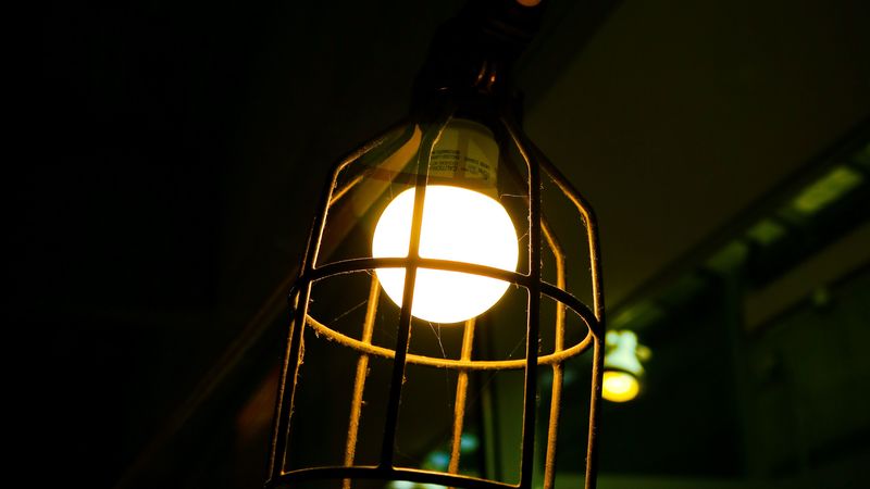 lantern, lamp, dark, 4k