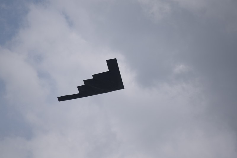 jet bomber air show and air force 4k