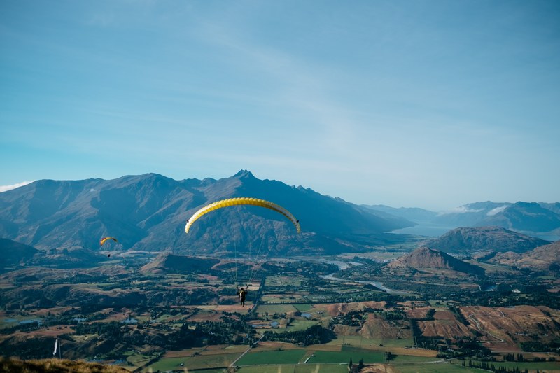 paragliding experience in queenstown_ 4k