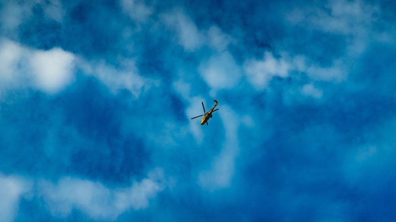 cloud sky helicopter and flying 4k